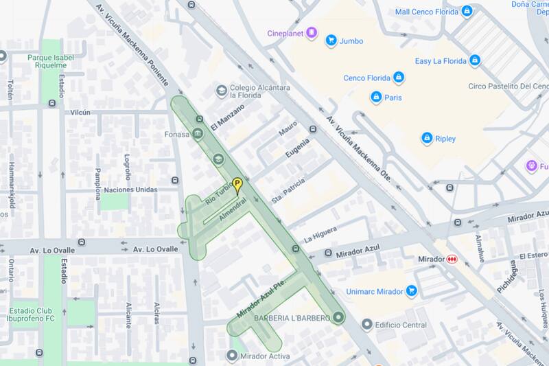 En este sector, la renovación de la red hídrica obligará a interrumpir el servicio por al menos doce horas. Créditos: Aguas Andinas.