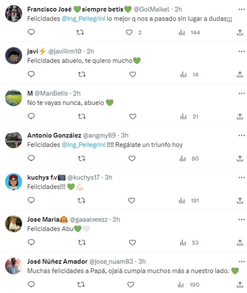 El entrenador chileno fue elogiado por los hinchas de Betis en el día de su cumpleaños.