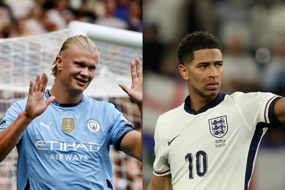 Erling Haaland y Jude Bellingham.