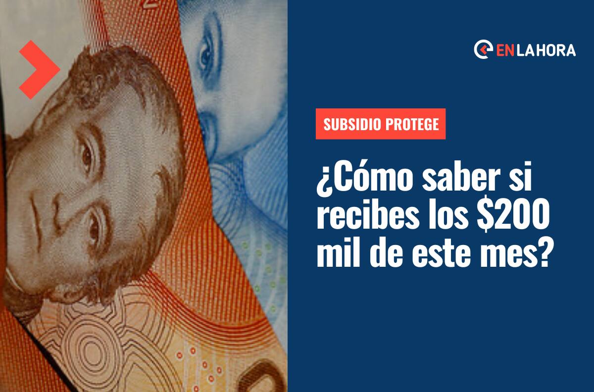 Subsidio Protege: Revisa si vas a recibir los $200 mil que se pagan este 12 de septiembre