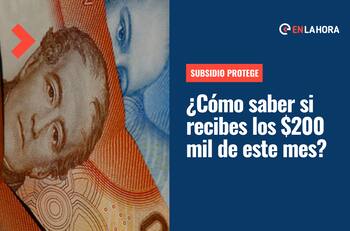 Subsidio Protege: Revisa si vas a recibir los $200 mil que se pagan este 12 de septiembre