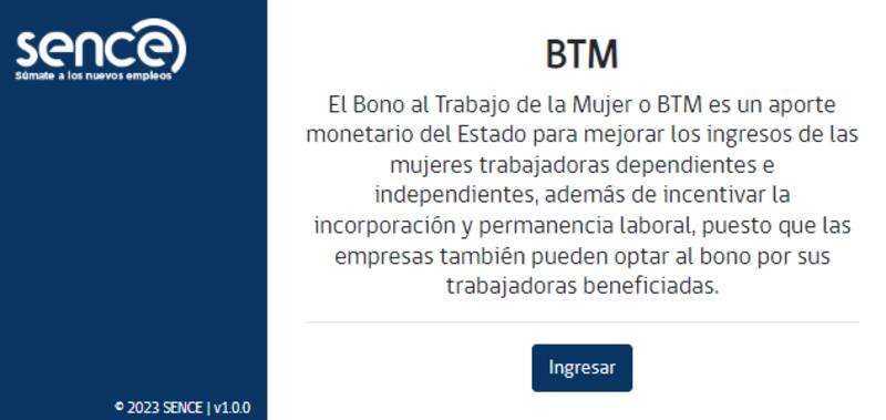 Aquí puedes solicitar los pagos del Bono al Trabajo de la Mujer.