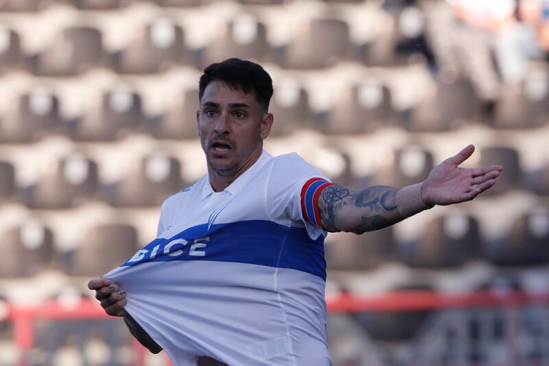 , delantero de la Universidad Católica. Foto: Agencia Aton.