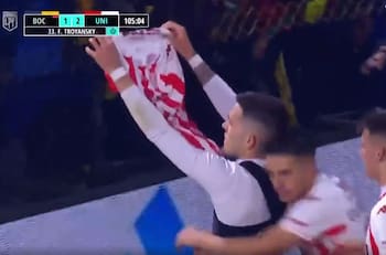 VIDEO | Jugador de Unión le anotó a Boca Juniors en el último minuto y se lo "dedicó" a La Bombonera