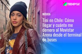 Tini en Chile: Cómo llegar y cuánto me demoro al Movistar Arena en micro y metro desde el terminal de buses