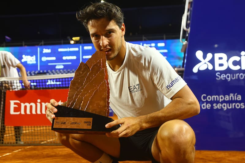 El italiano ganó el Chile Open 2026. Foto: Agencia Aton.