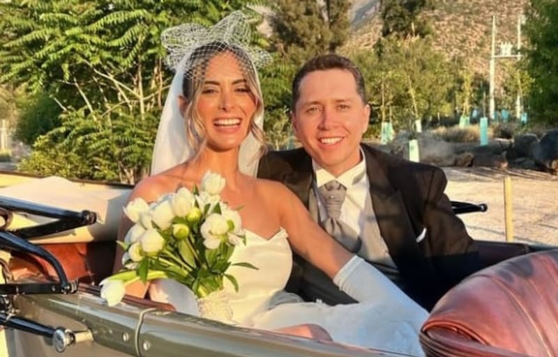 y Fran Virgilio se casaron por la iglesia. Créditos: Instagram