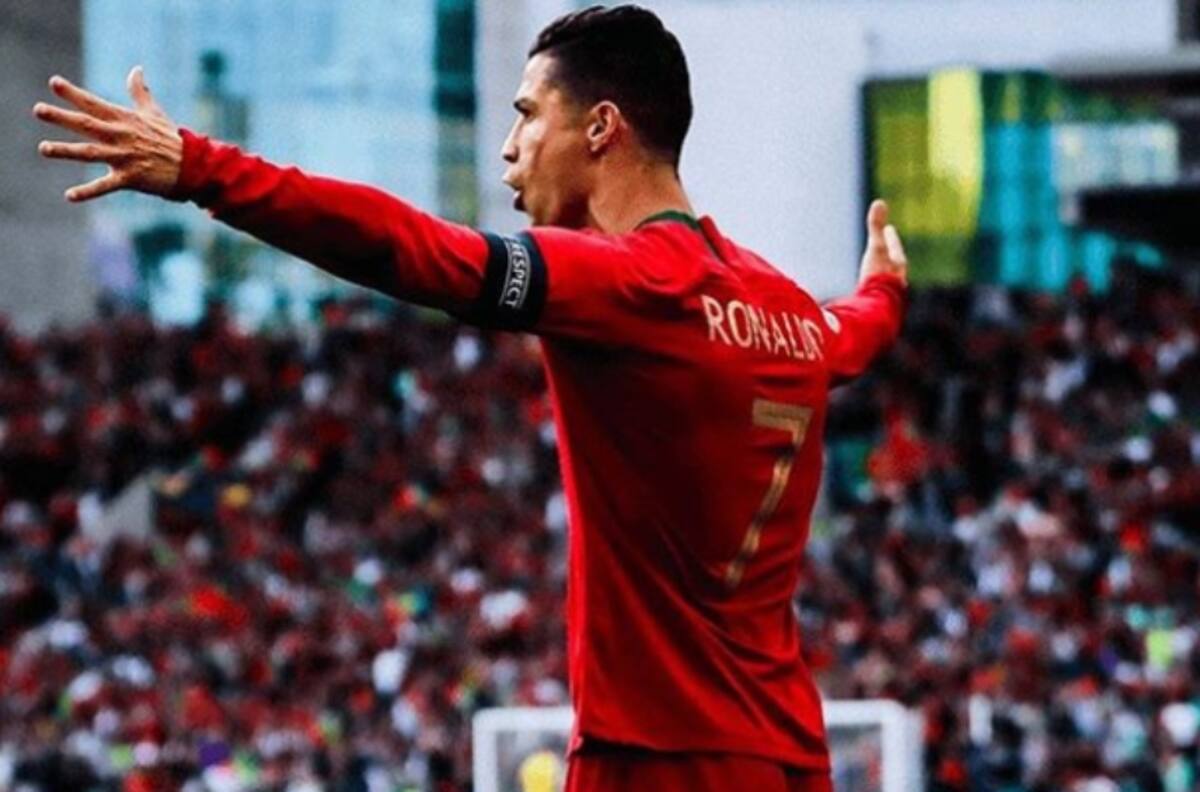 La habilidad con el balón de Cristiano Ronaldo en entrenamiento de Portugal