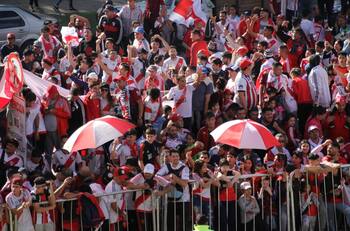Así fue la salida de River Plate rumbo a La Bombonera para la semifinal de Libertadores