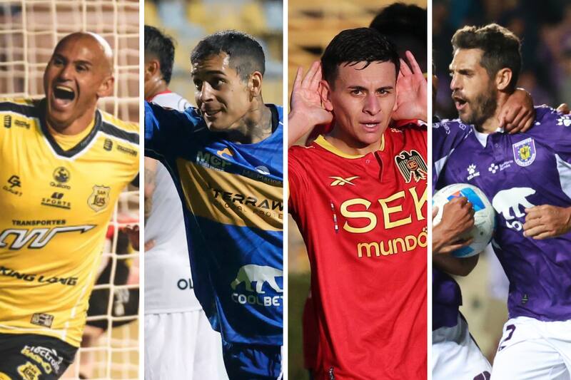 son los cuatro equipos que pelean por los dos cupos pendientes para los octavos de final de Copa Chile. Fotos: ATON.