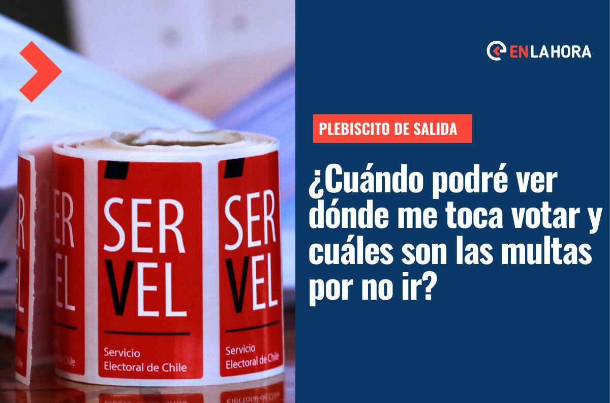 Plebiscito de Salida: ¿Cómo saber dónde tengo que votar y cuáles son las multas si no me presento?
