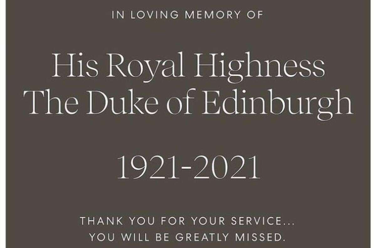 El seco homenaje que Meghan Markle y Harry le hicieron al príncipe Felipe de Edimburgo tras su muerte
