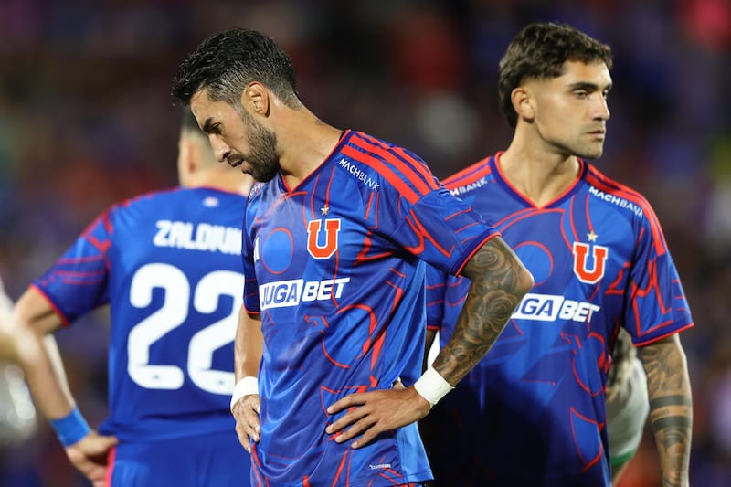 El delantero en su debut oficial con la U. Foto: Agencia Aton