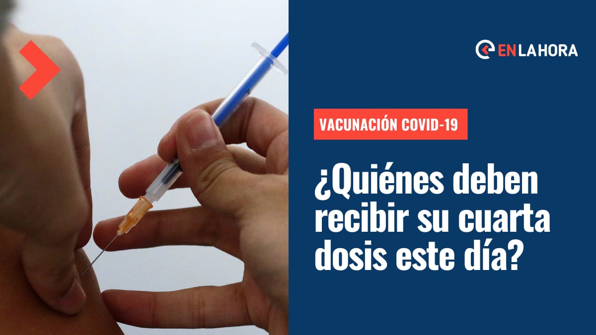 Vacunación Covid-19: ¿Quiénes se pueden vacunar con la cuarta dosis este domingo 16 de octubre en Chile?