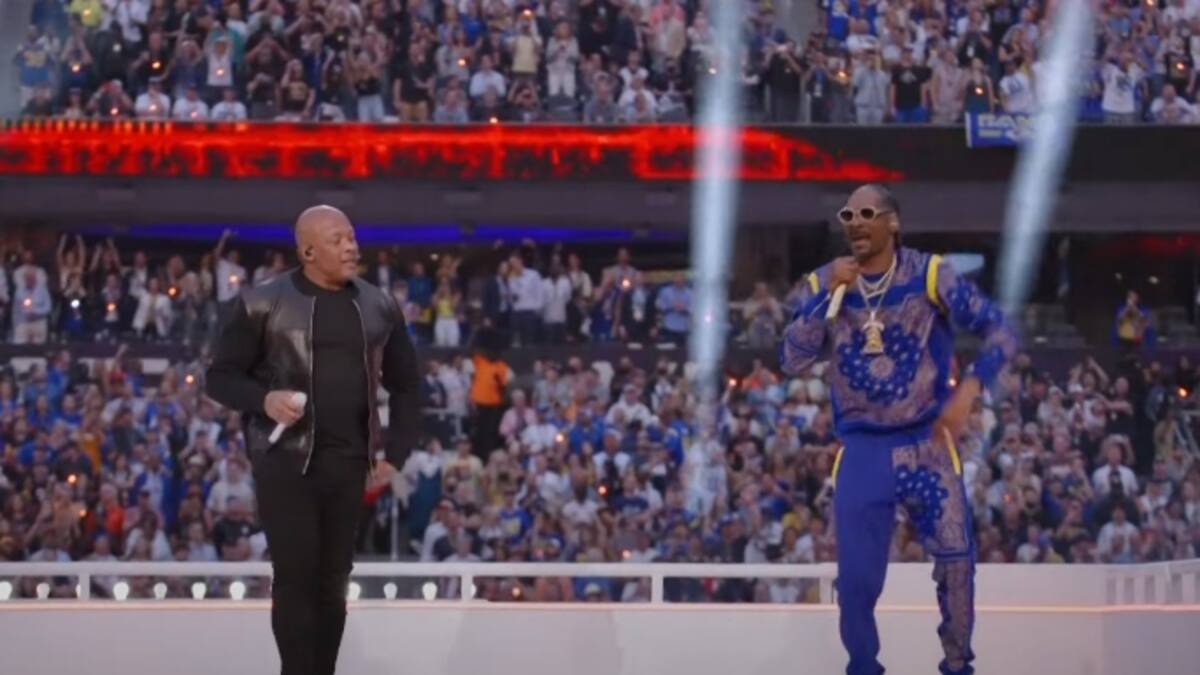 Super Bowl 2022: El show de medio tiempo con un homenaje al rap que acaparó los aplausos de la audiencia