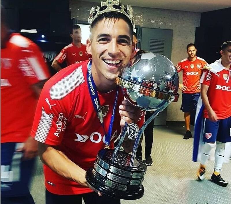 Leandro Fernández se coronó campeón de la Copa Sudamericana 2017.