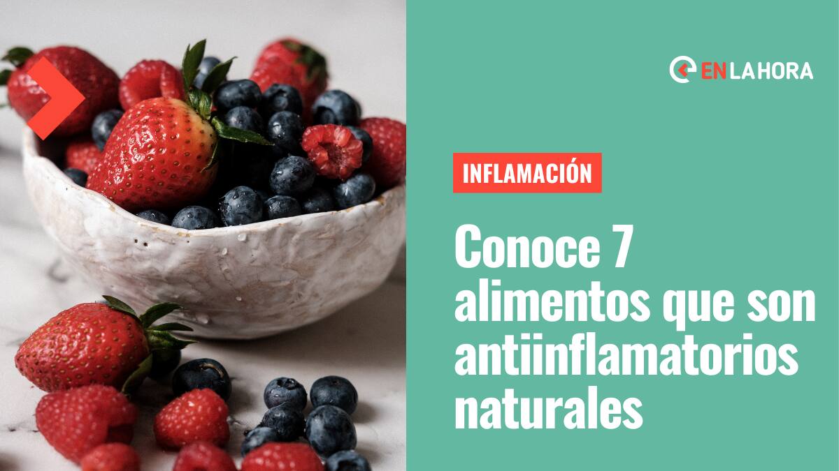 Desinflama tu organismo: Conoce 7 alimentos antiinflamatorios que no pueden faltar en tu dieta