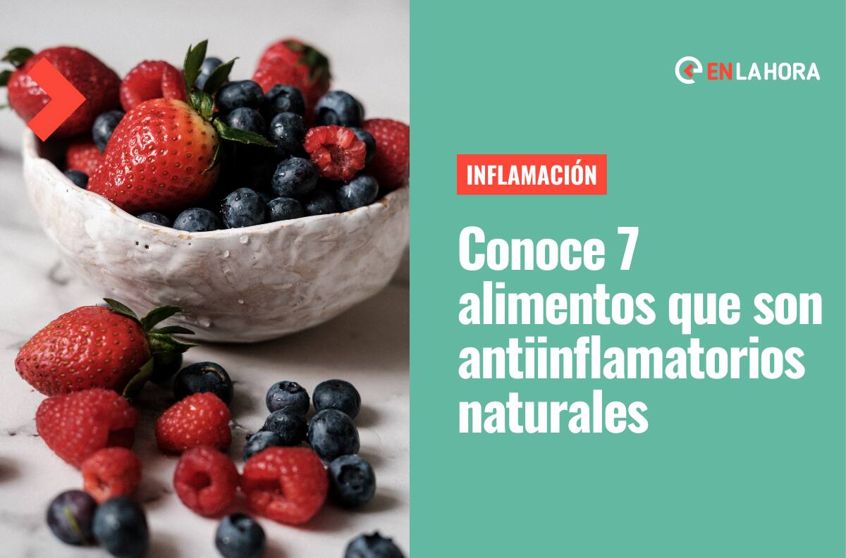 Desinflama tu organismo: Conoce 7 alimentos antiinflamatorios que no pueden faltar en tu dieta