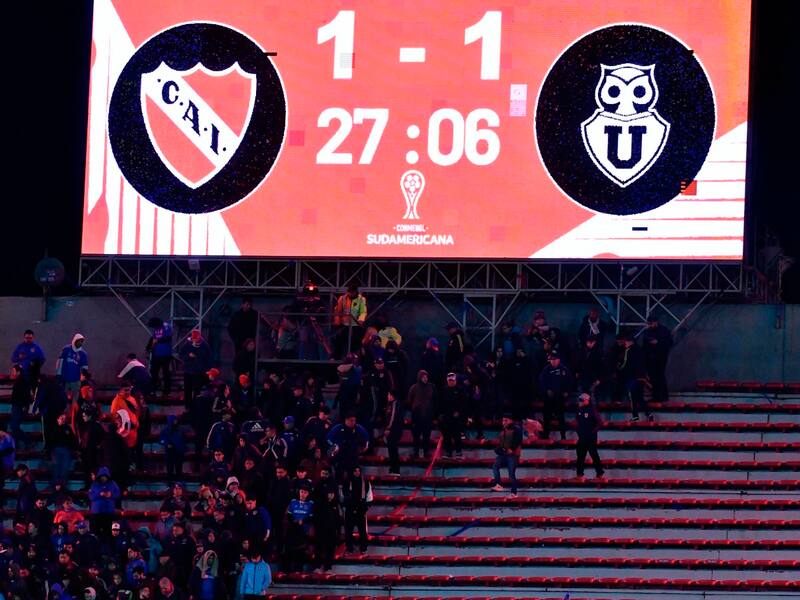 Independiente vs Universidad de Chile en Copa Sudamericana. Agencia Aton