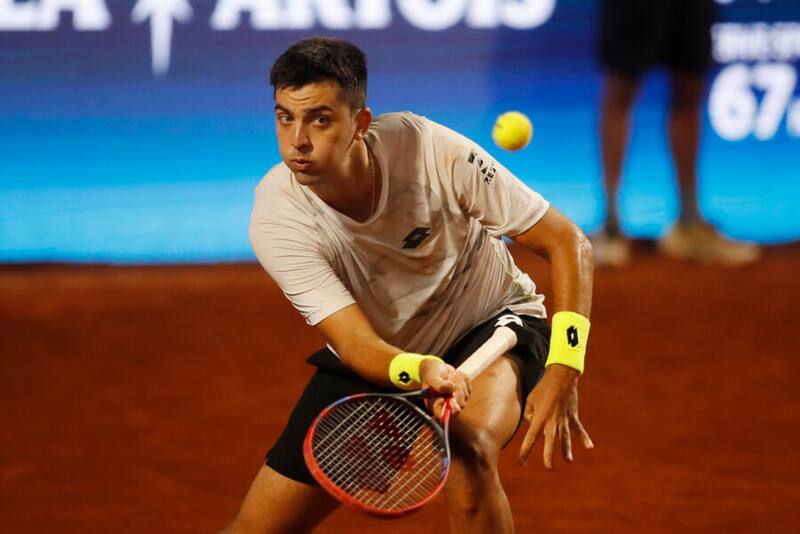 se metió en los octavos de final del Chile Open tras superar a Cristian Garin (Foto: Photosport)