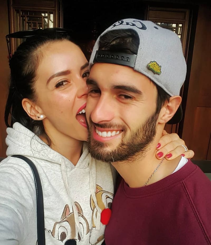 Angie Alvarado y Rodolfo Kamke / Créditos: Instagram