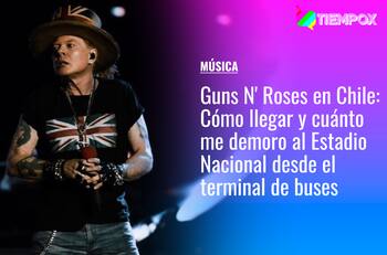 Guns N' Roses en Chile: Cómo llegar y cuánto me demoro al Estadio Nacional en micro y metro desde el terminal de buses