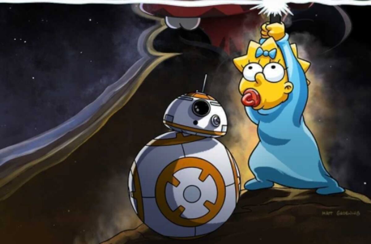 "Los Simpson" se unen a la celebración del Día de "Star Wars" con inesperado crossover protagonizado por Maggie