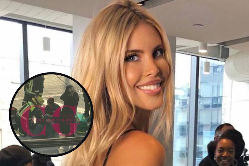 resultó ilesa del accidente.