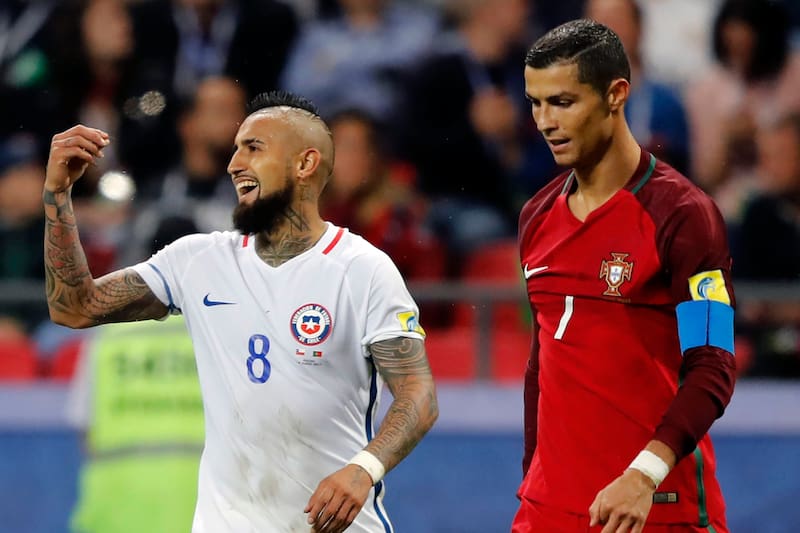 La Roja volverá a enfrentarse a Portugal, ahora en el marco de un amistoso previo al Mundial. Foto: Agencia Aton.
