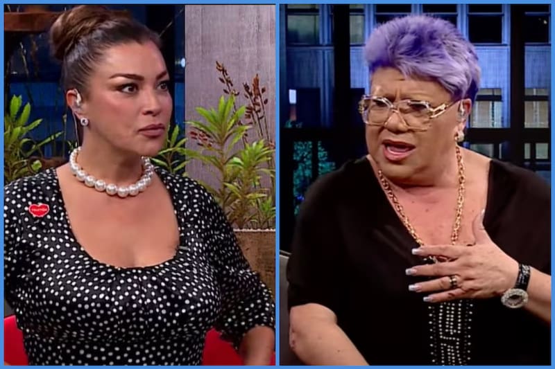Marlen Olivari y Paty Maldonado en "Tal Cual"