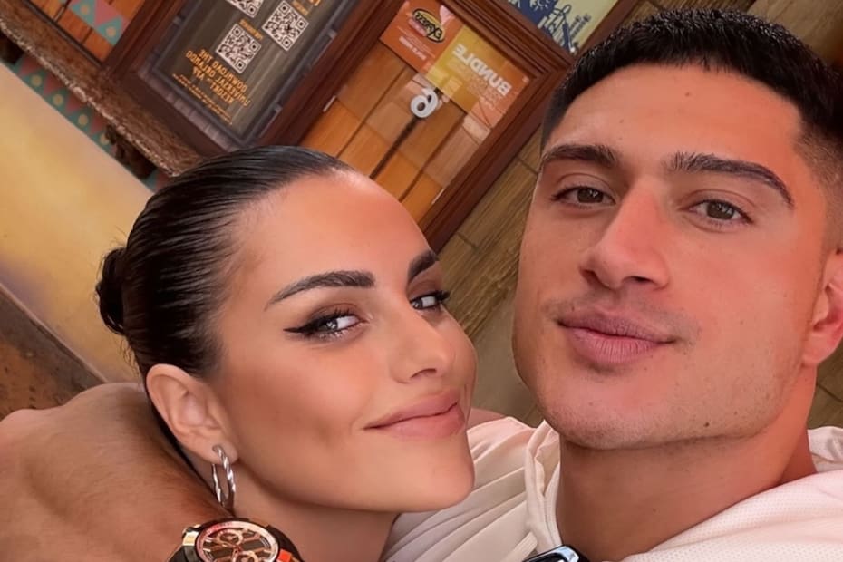 La pareja lleva meses de relación.