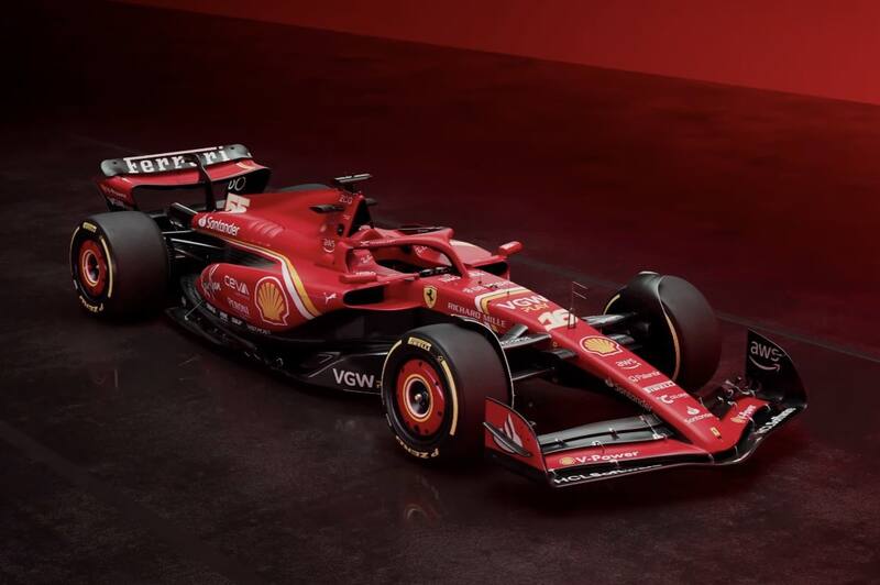 Presentó su nuevo monoplaza para 2024. Foto: Ferrari en X.