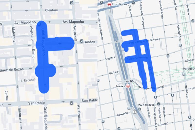 Sector afectado por el corte de luz.