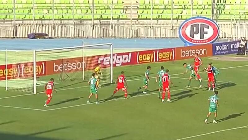 Matías Zaldivia anotó su primer gol con la camiseta de la U (TNT Sports)