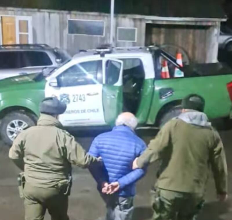 Así se entregó Manuel Álvarez Zenteno. Captura video.