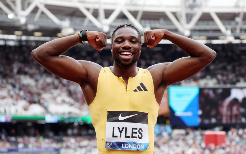 Noah Lyles quierse ser figura en París 2024. EFE