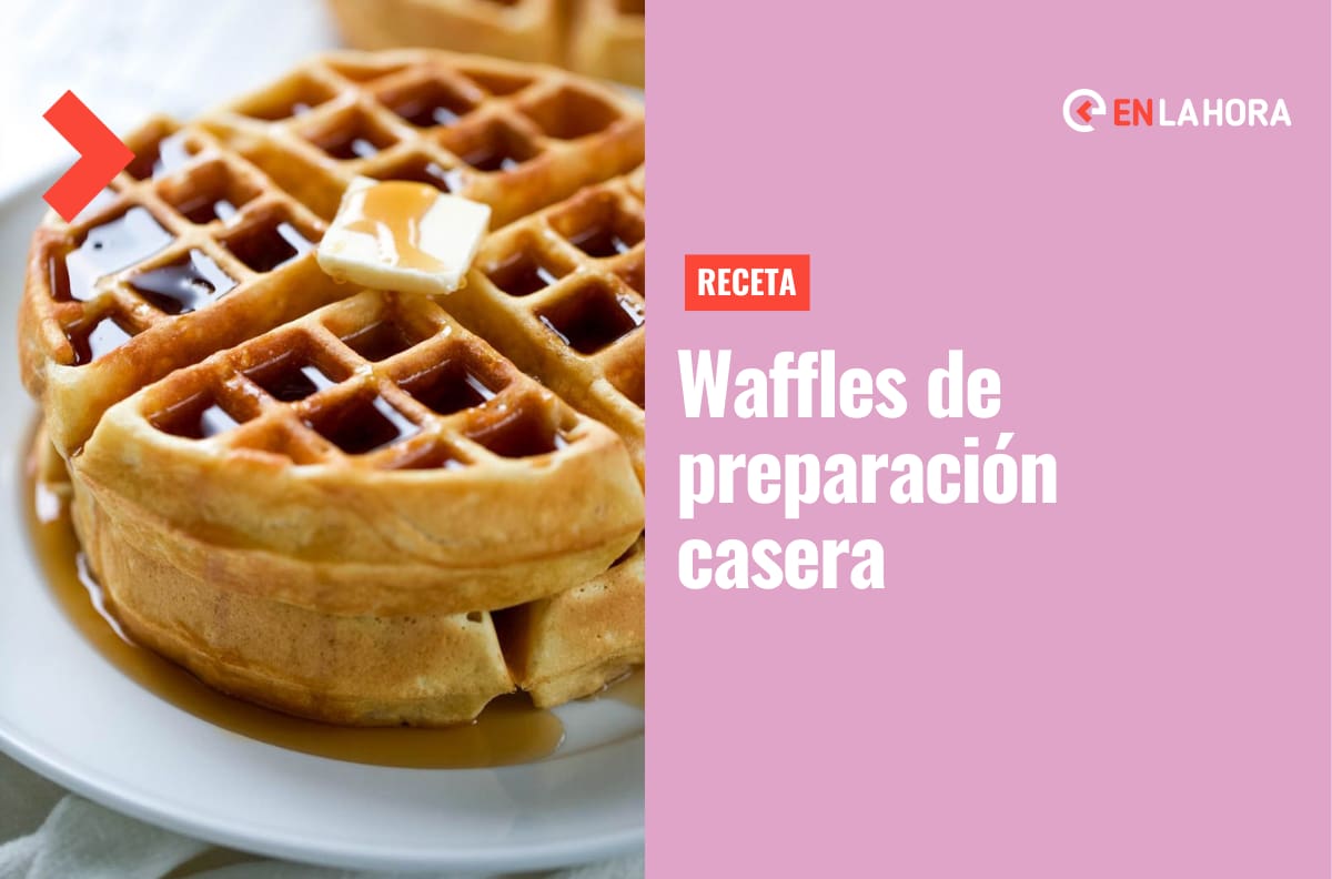 Receta Waffles: Aprende a preparar deliciosos y dulces waffles en casa