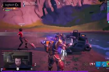 Aguero y Laporte jugaron Fornite en vivo con un gamer español