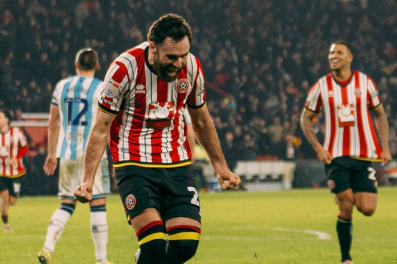 anotó de nuevo con el Sheffield.