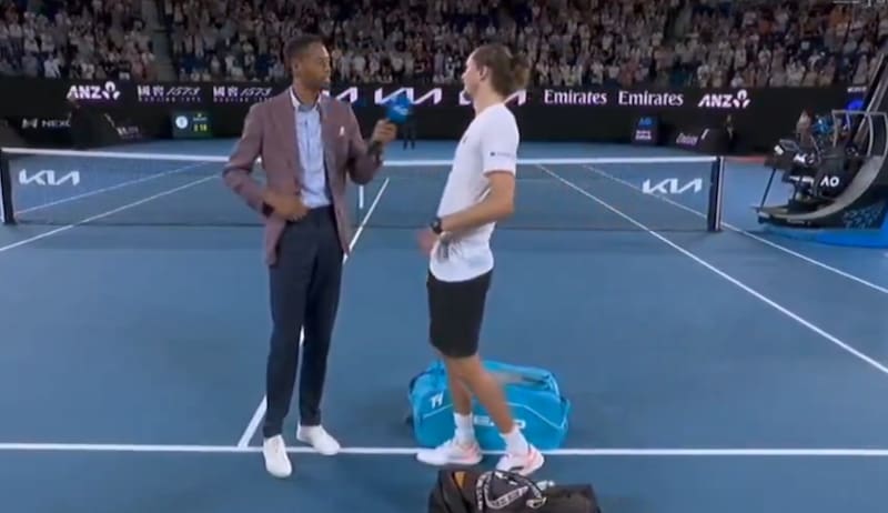 La entrevista post partido del alemán