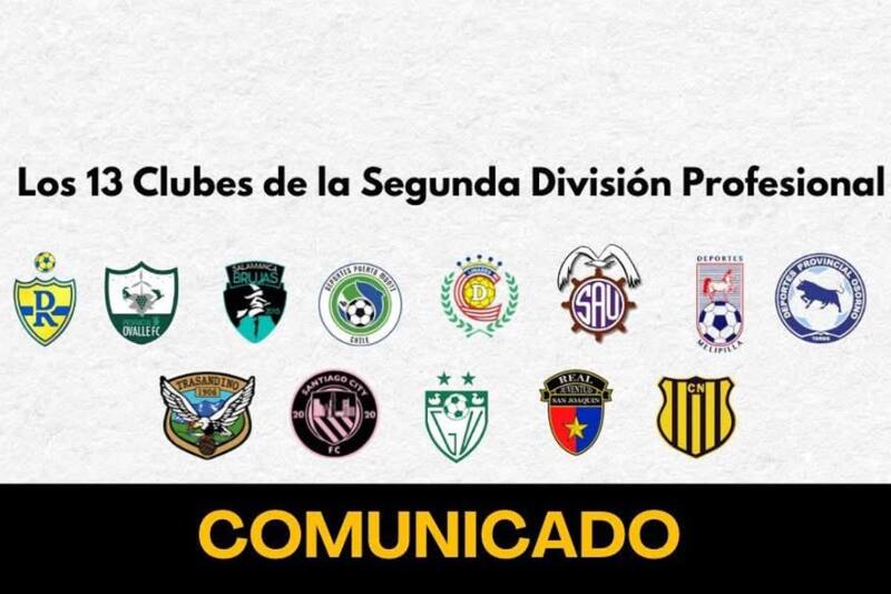 Los 13 clubes de la Segunda División Profesional lanzaron una propuesta de campeonato para 2026. Foto: Segunda División.