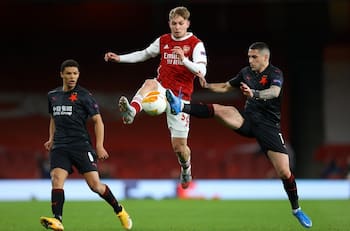Arsenal y Slavia Praga firman un empate en la primera eliminatoria de cuartos de final de Europa League