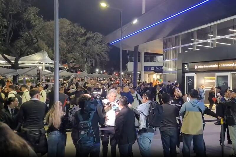 llegó a Buenos Aires para jugar con River Plate.