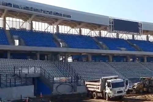 VIDEO | Así se ve la tribuna visitante del Claro Arena de la UC en su última etapa de remodelación