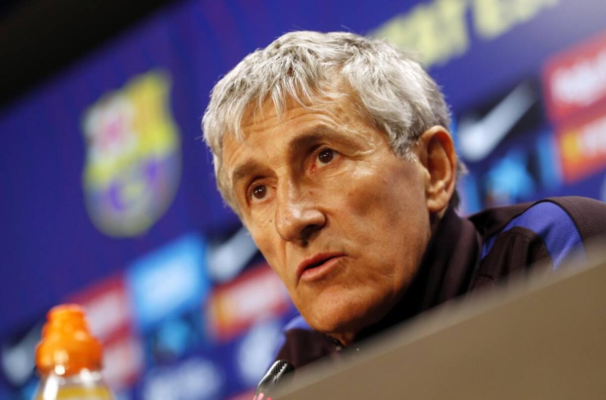 Ex referente del Barcelona pidió la salida de Quique Setien tras derrota ante Valencia
