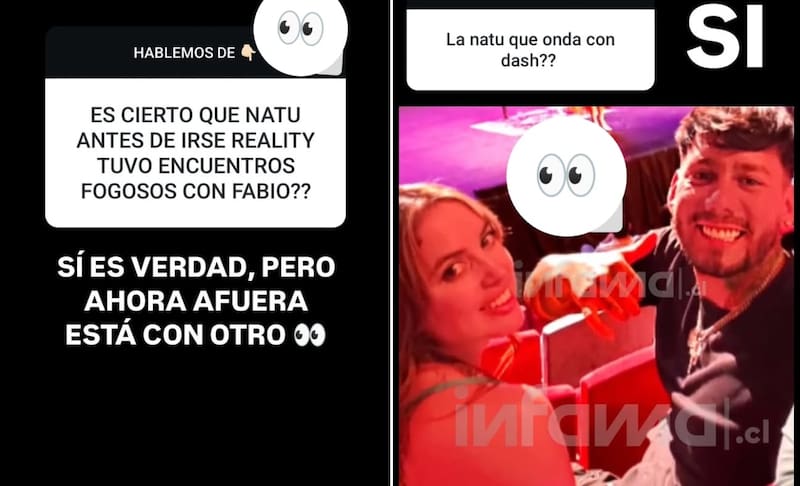Natu Urtubias y Dash tendrían un romance. Créditos: Instagram