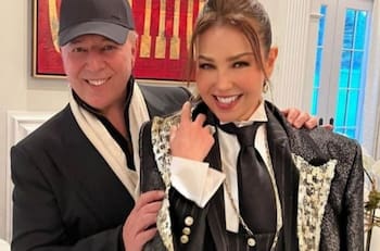 Así se veían Thalía y Tommy Mottola el día de su boda