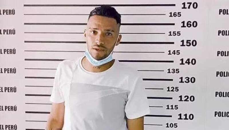 Patricio Arce tras ser detenido.