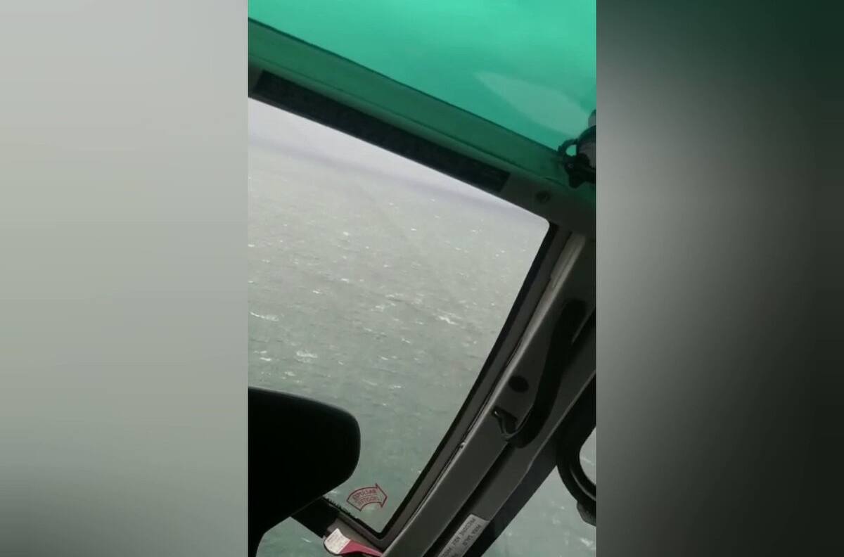 VIDEO | Realizan intenso operativo de búsqueda por mujer arrastrada por el mar en Pelluhue