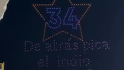 VIDEO | Con tocada de oreja a la U: el espectacular show de drones de Colo Colo en la Noche Alba Solidaria